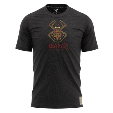 LEAF GRANDMOTHER SPIDER T // BLK