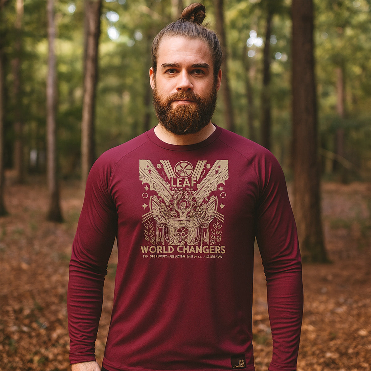 LEAF LOGO TEE // MERINO BLEND