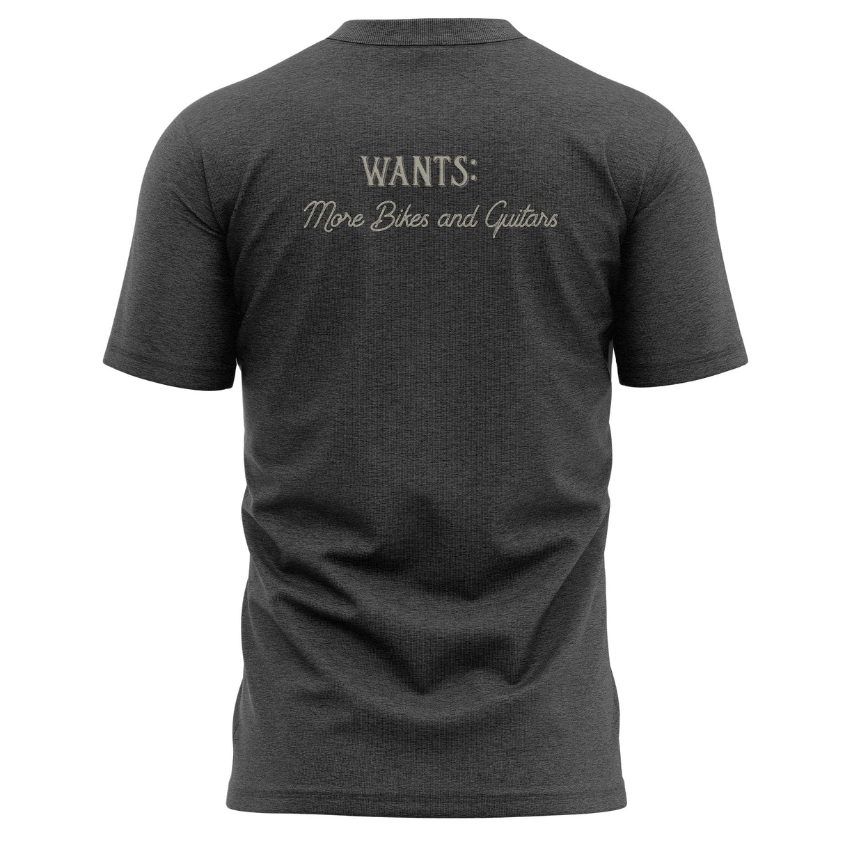 NEEDS WANTS T // CHARCOAL