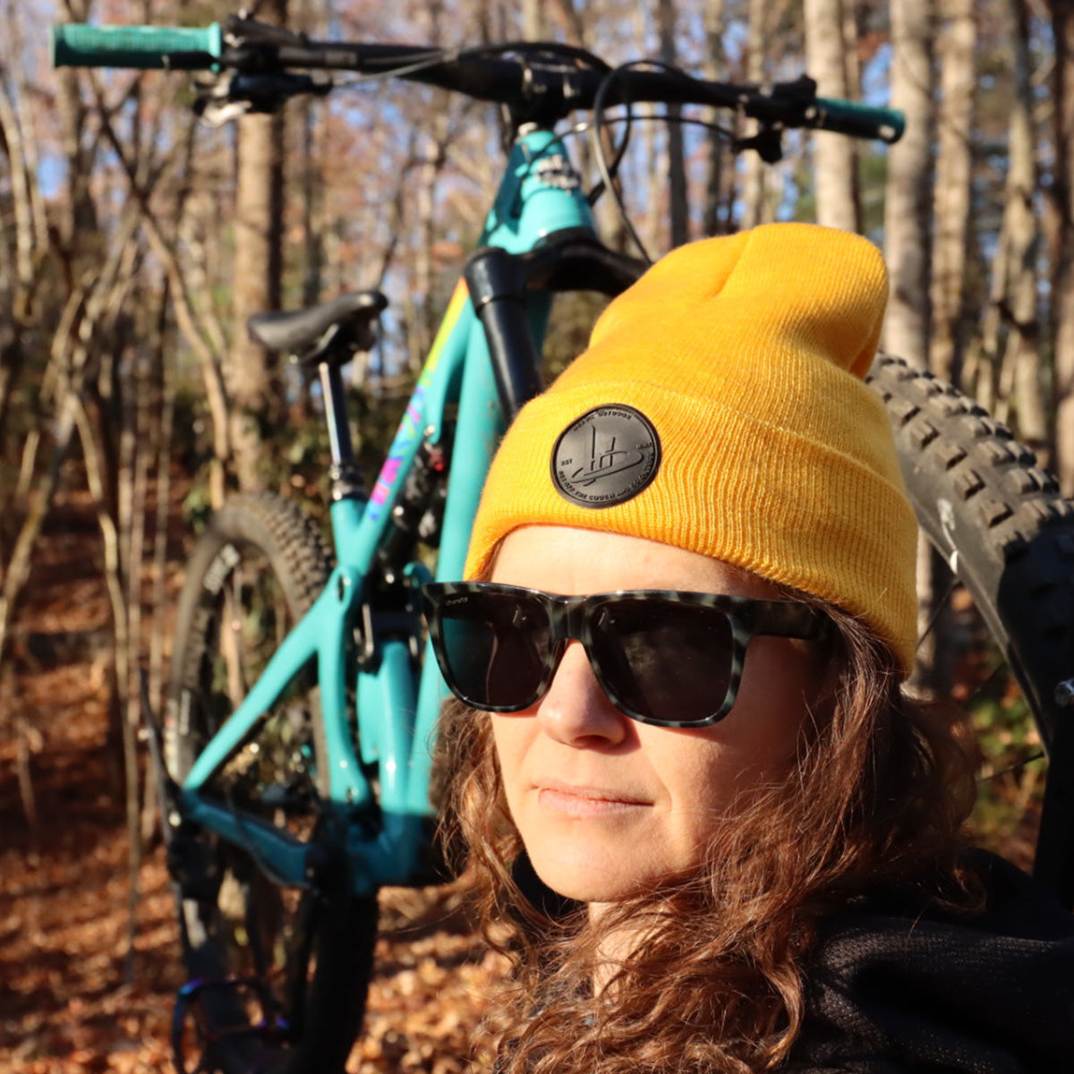 WO Logo // Logger Cuff Beanie // Yellow