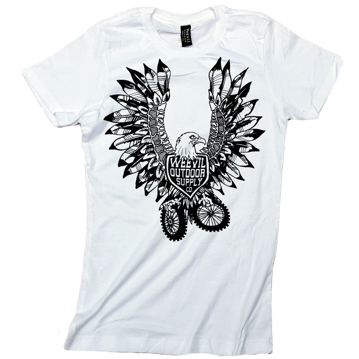 American Spirit Tee // Womens // Vintage White