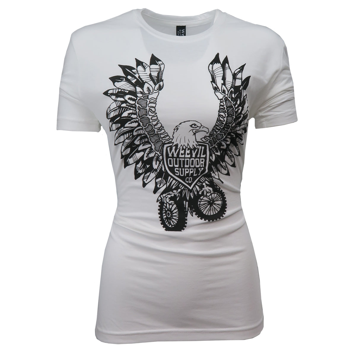 American Spirit Tee // Womens // Vintage White