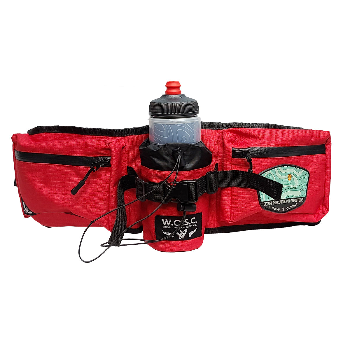 BURROSAK AIR // HIP PACK // RED
