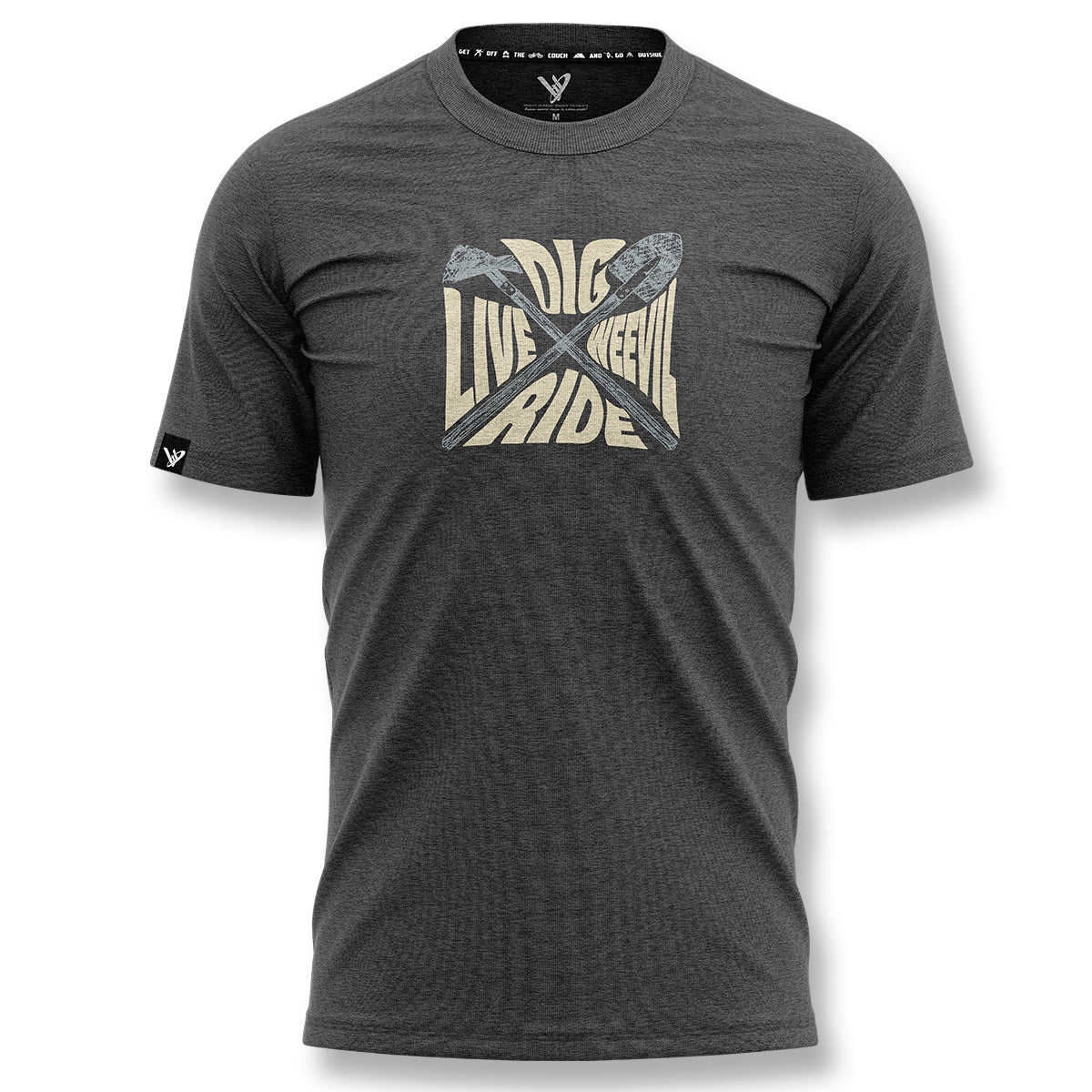 RIDE, DIG, LIVE WEEVIL T // HEATHER GREY