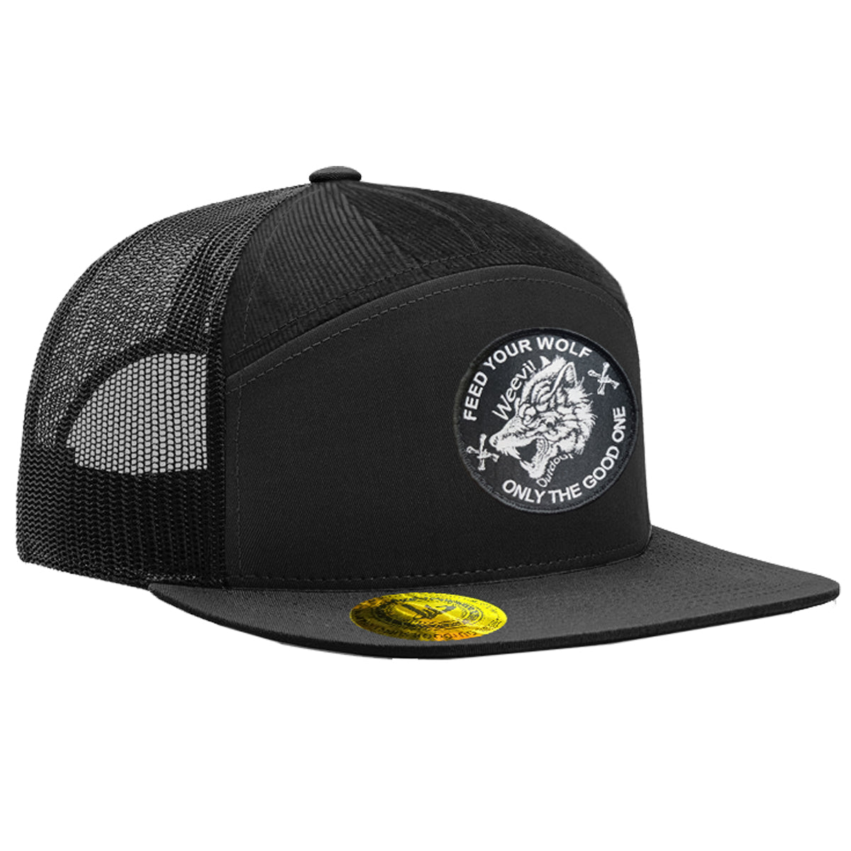 FEED YOUR WOLF HAT // 7 PANEL