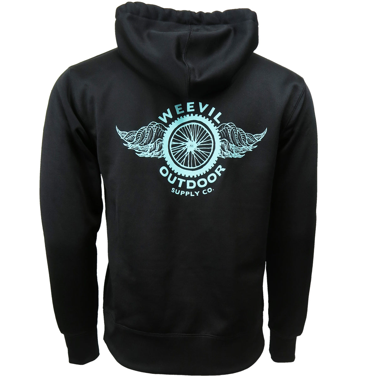 Flight Performance  Zip Hoodie // Water Resistant // Black