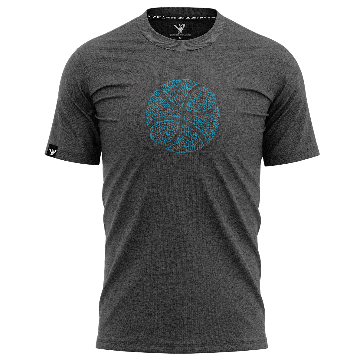 LEAF LOGO T // CHARCOAL GREY
