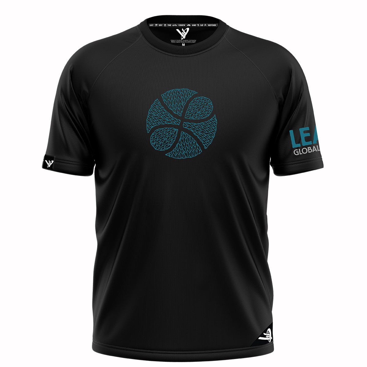 LEAF TECH TEE USX // BLACK