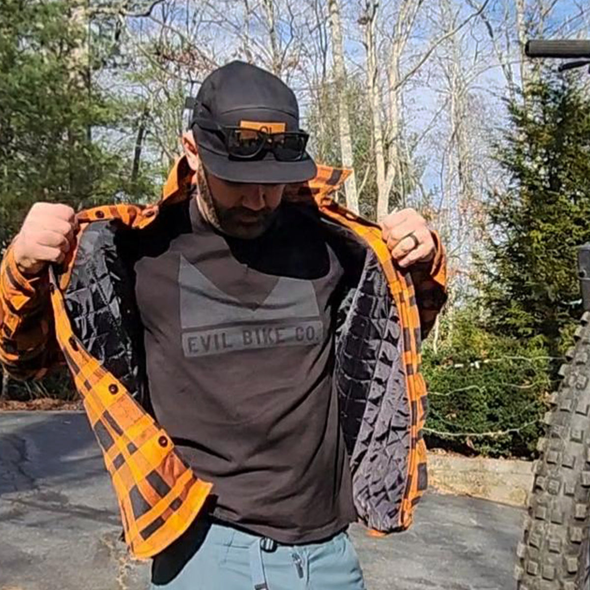 SCRUB X FLANNEL // QUILTED LINER // GENDER NEUTRAL