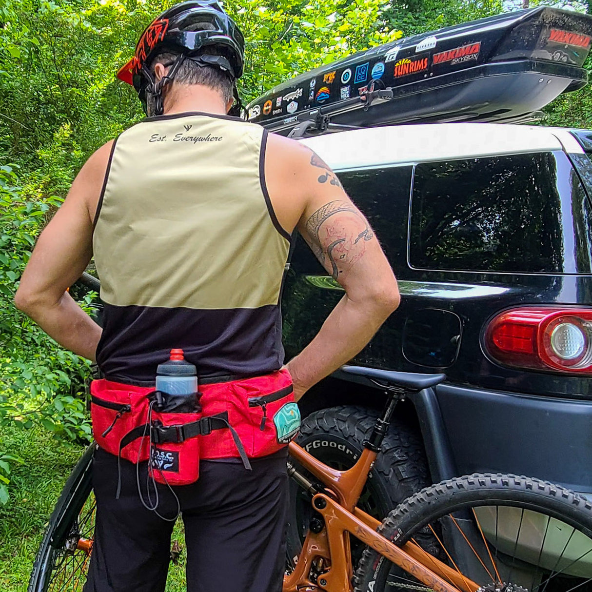 BURROSAK AIR // HIP PACK // RED