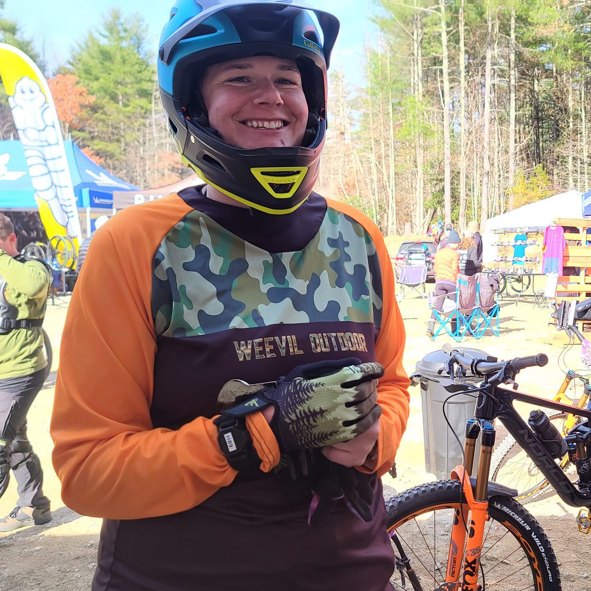 THE HUNTER JERSEY // CAMO/ORANGE