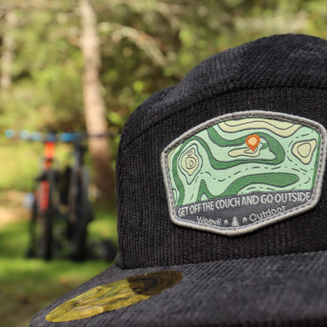 CAMPER HAT // BLACK CORDUROY