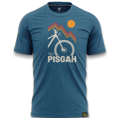 BIKE PISGAH TEE // MERINO BLU