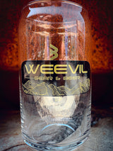 Weevil Can Pint Glass