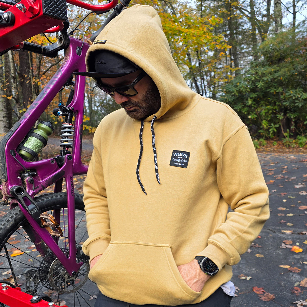 ✨鬼フェード✨80s リバースウィーブ hoodie レイカーズカラー DRIFTLINE HOODIE – Weevil Outdoor