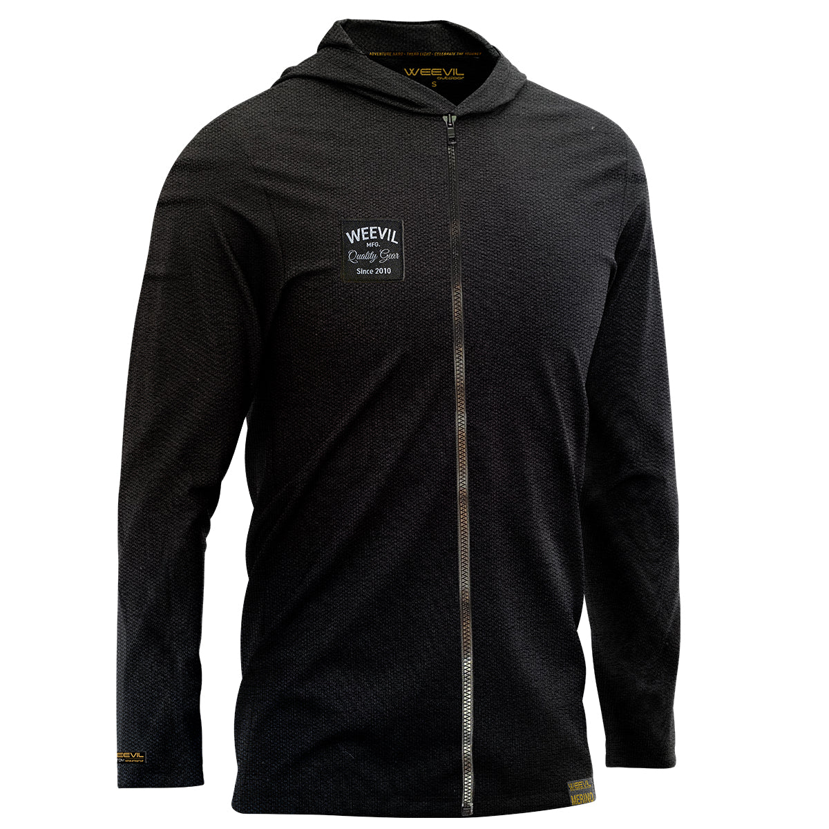 FLOW ZIP HOODIE // BLK