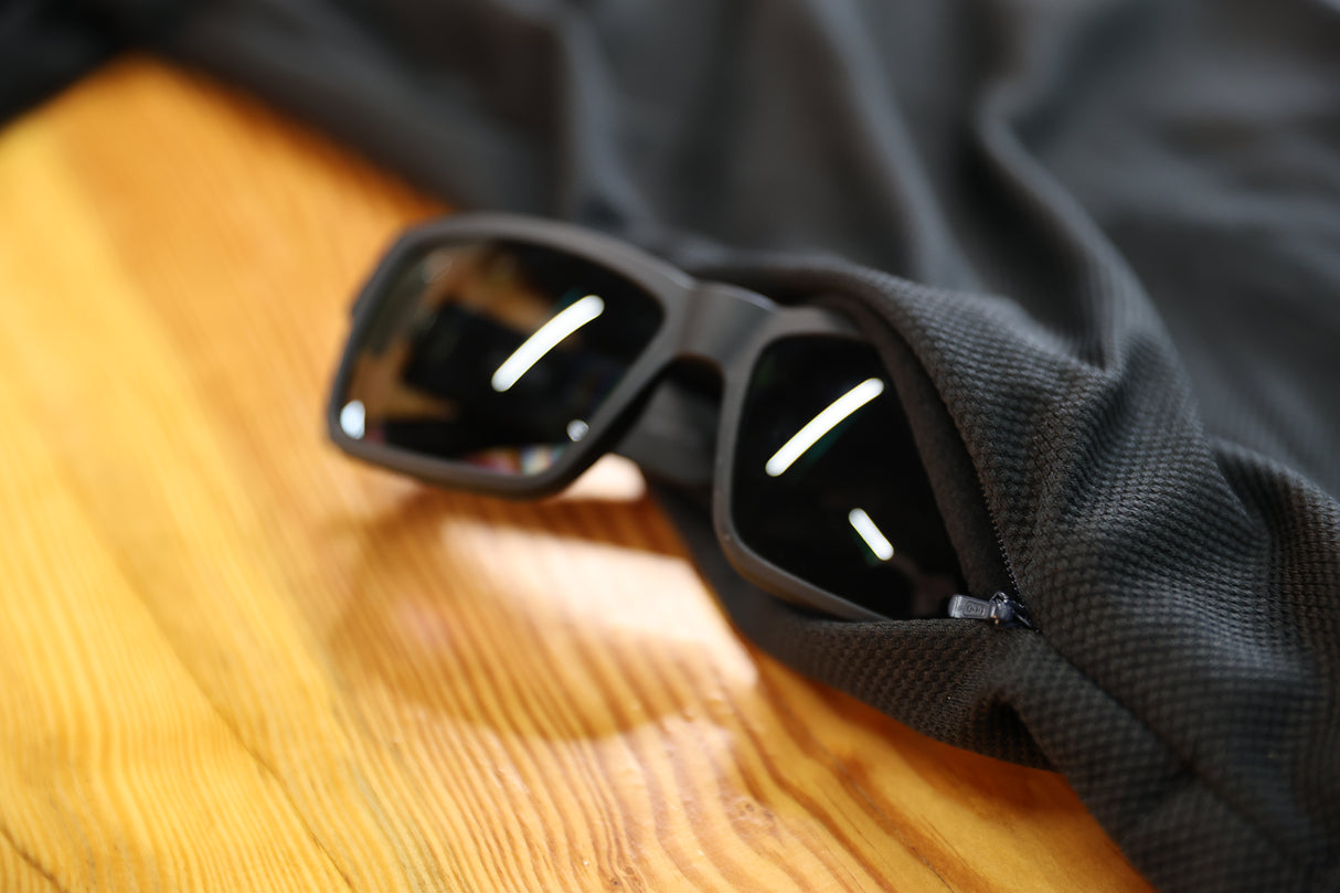 FLOW ZIP HOODIE // BLK