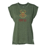 GRANDMOTHER SPIDER MUSCLE T // WOMEN // SAGE