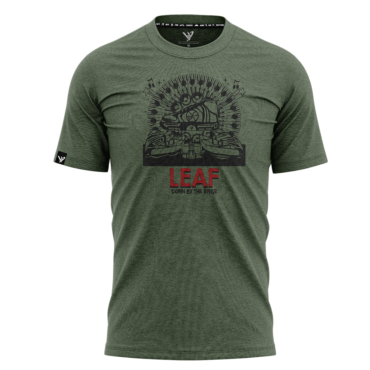 LEAF DOWN BT THE RIVER T // SAGE GREEN