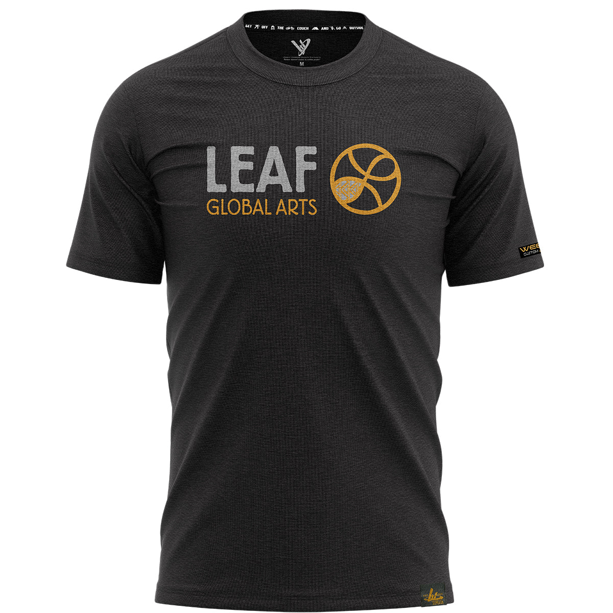 LEAF LOGO T // BLACK