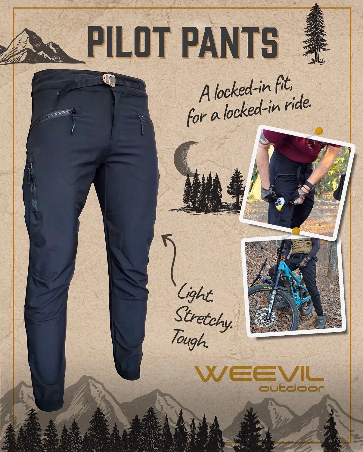 PILOT PANTS // NEW – Weevil Outdoor