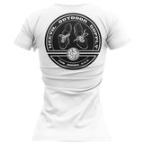 Run Badge Tee  // Womens // White