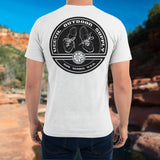 RUN BADGE T // WHITE