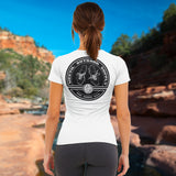 Run Badge Tee  // Womens // White