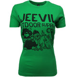 Campfire Friends Tee // Womens //  Kelly Green