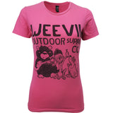 Campfire Friends Tee // Womens //  Pink
