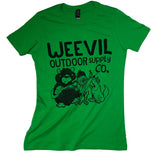 Campfire Friends Tee // Womens //  Kelly Green