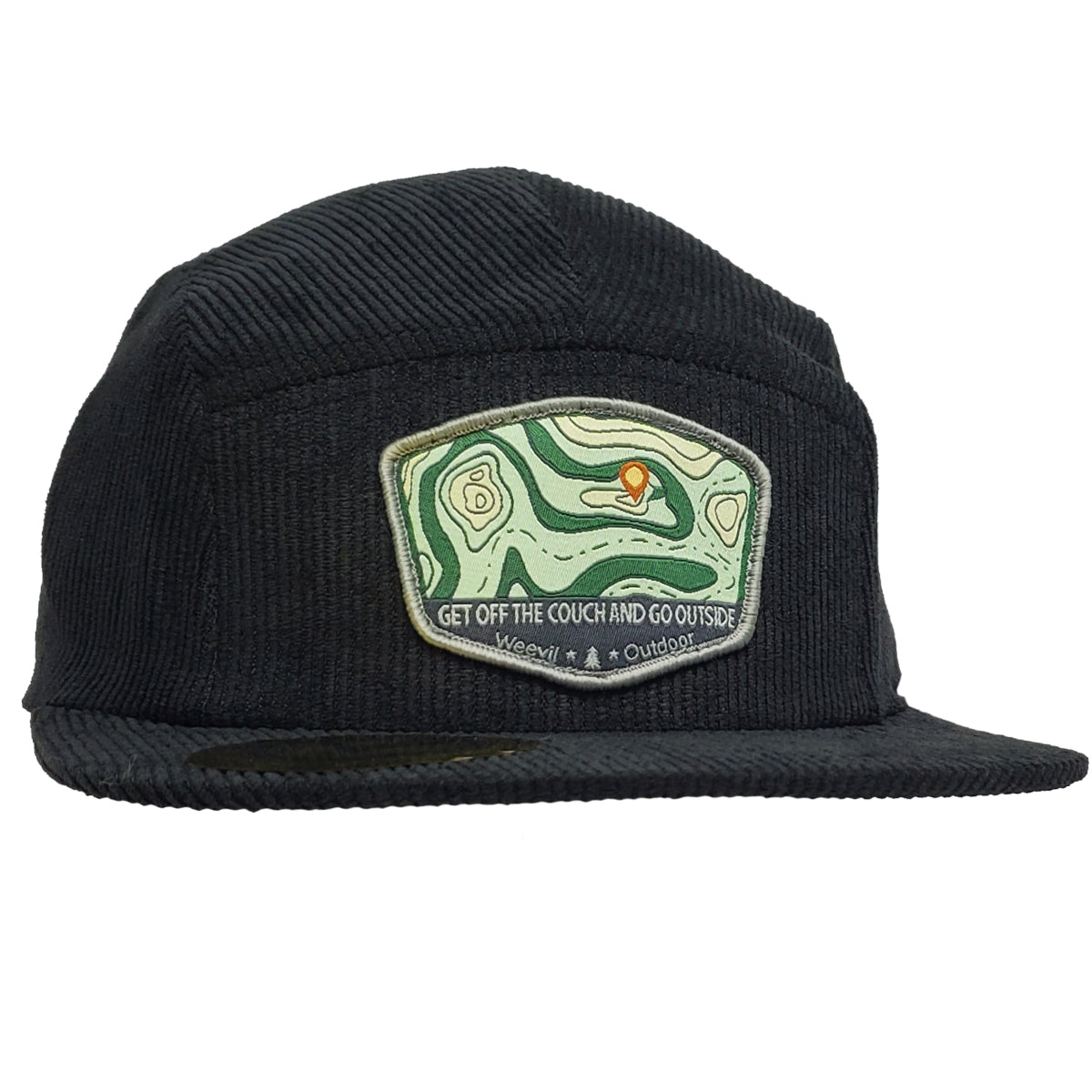 CAMPER HAT // BLACK CORDUROY