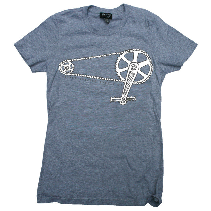 Krank Tee // Womens // Heather Grey