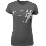 Krank Tee // Womens // Heather Grey