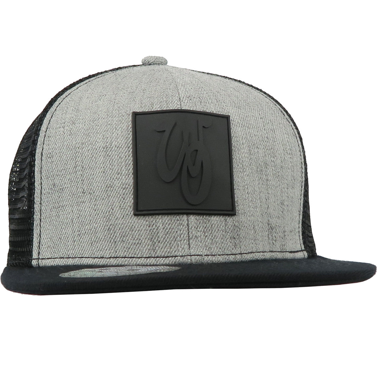 Monogram Hat // Wool Blend // Heather/Black